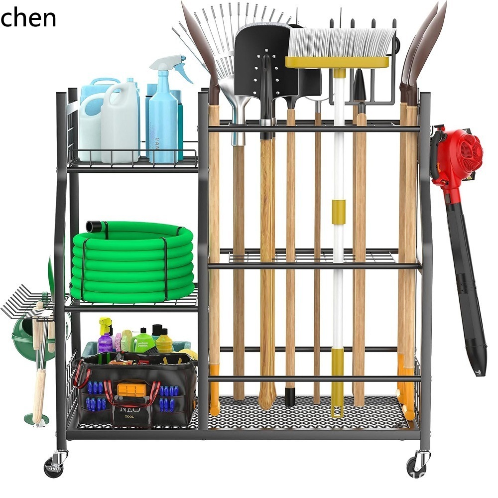 Gardening Tools Amazon - PYH cross-border amazon garden tool rack