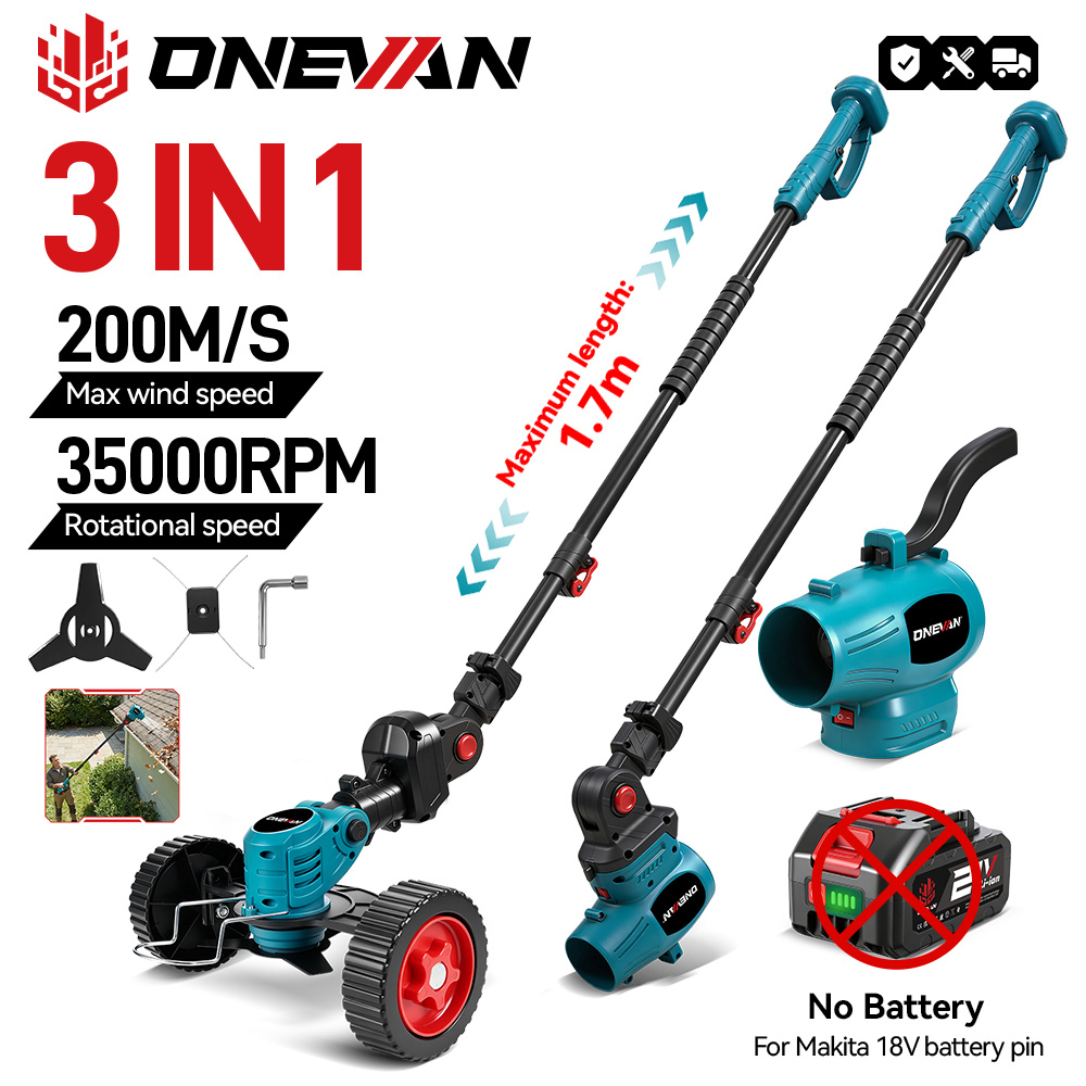 Gardening Tools Battery Powered - ONEVAN 3IN1 2500W Electric Lawn Mower