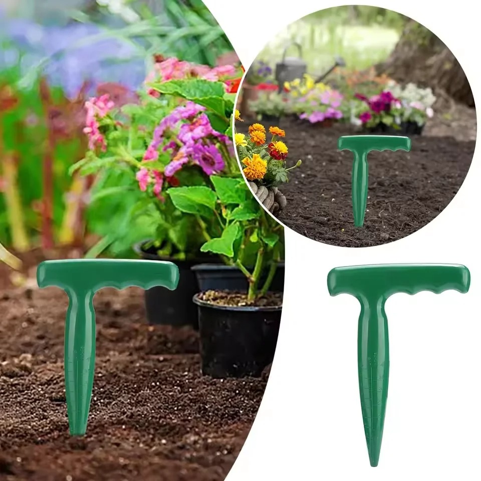 1pc Handheld Garden Hole Punch - Gardening Tools For Digging ulasan dan harga