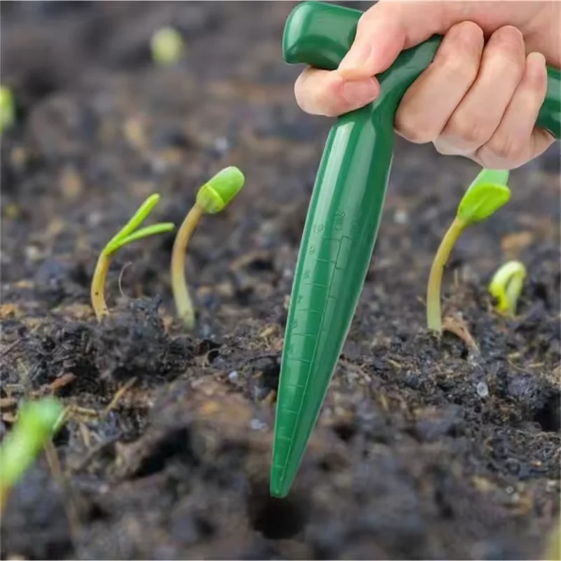 1pc Handheld Garden Hole Punch - Gardening Tools For Digging ulasan dan harga