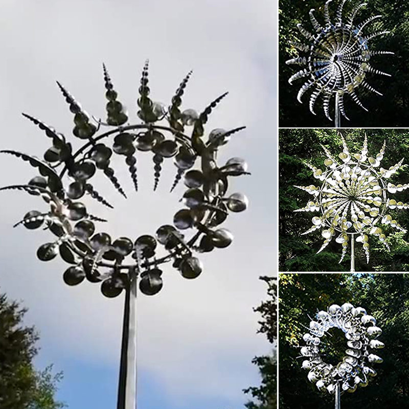Metal Windmill Outdoor Wind Sp - Gardening Tools Unique ulasan dan harga