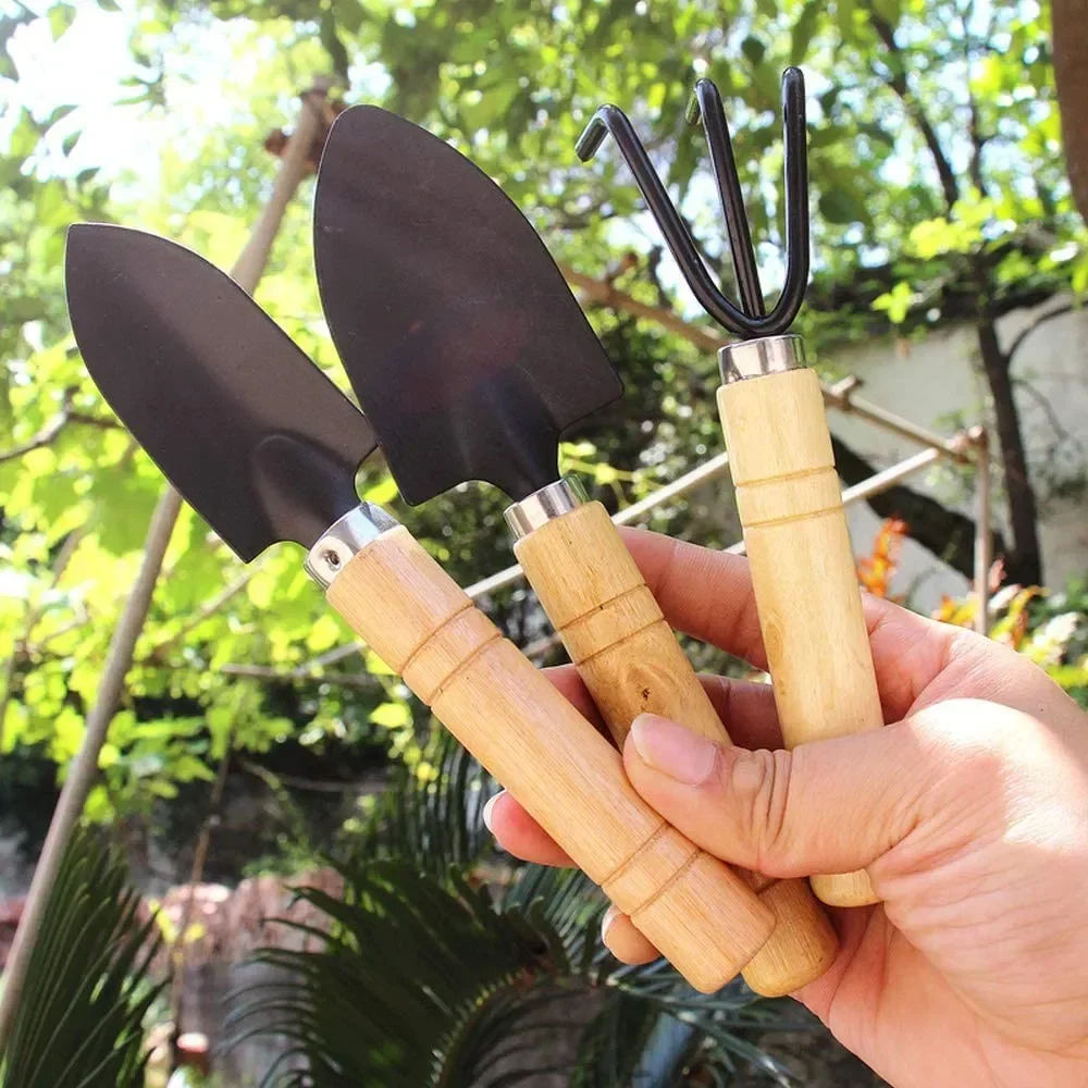3Pcs/Set Mini Garden Tool Set  - Gardening Tools For Digging ulasan dan harga