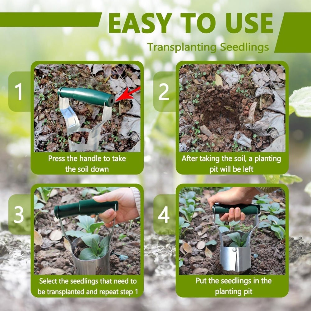 Bulb Planter Tool Garden Bulb  - Gardening Tools For Digging ulasan dan harga