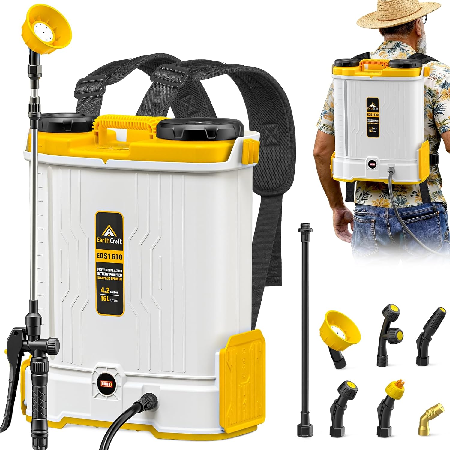 4.2 Gal Battery Powered Backpa - Gardening Tools Battery Powered ulasan dan harga