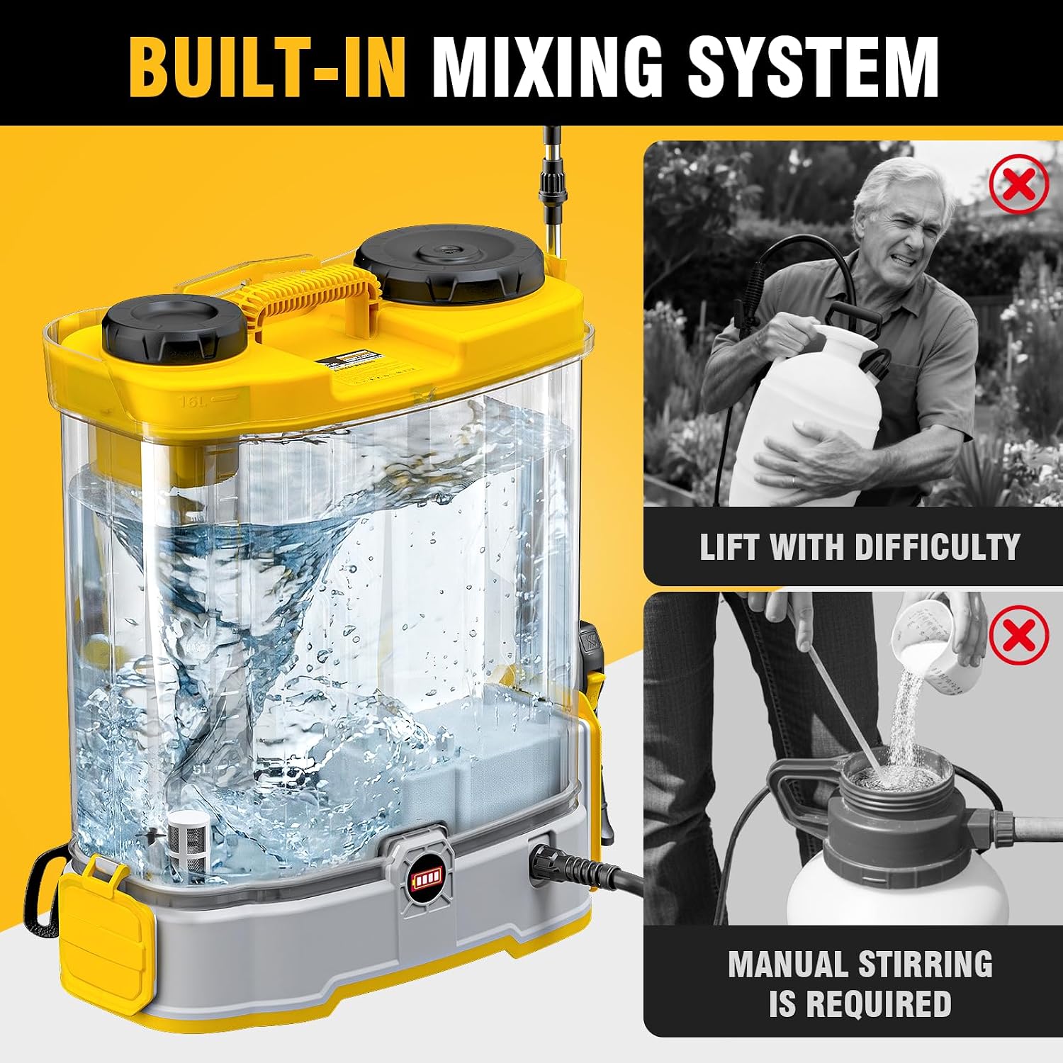 4.2 Gal Battery Powered Backpa - Gardening Tools Battery Powered ulasan dan harga
