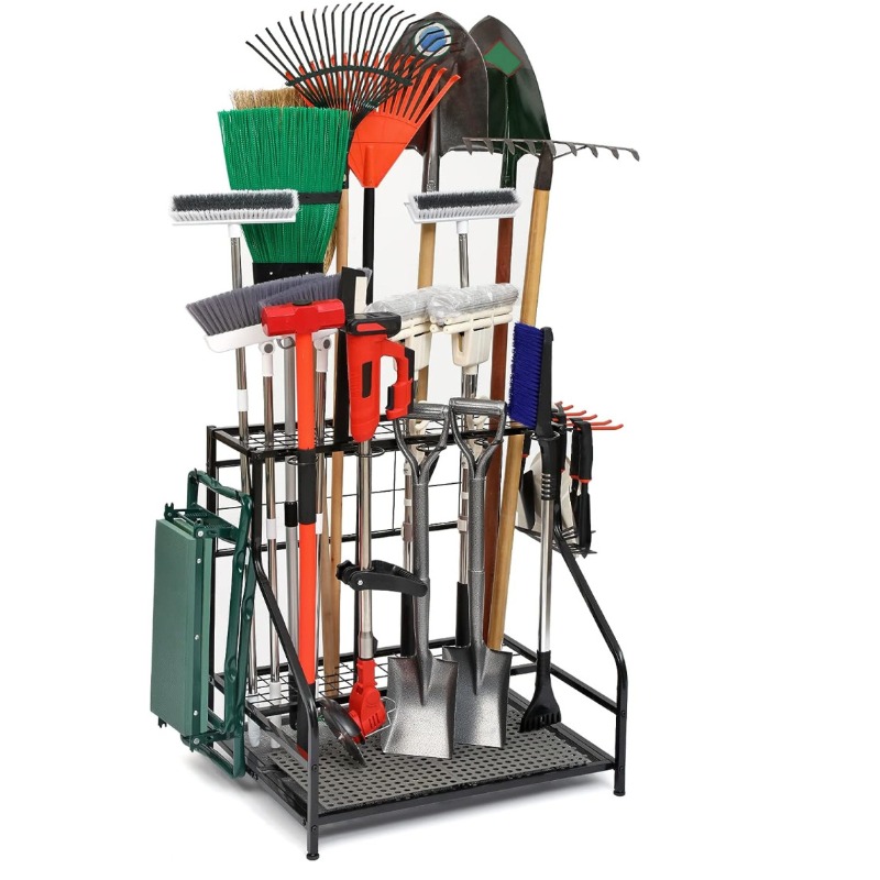 Metal Garden Tool Storage Rack - Gardening Tools Amazon ulasan dan harga